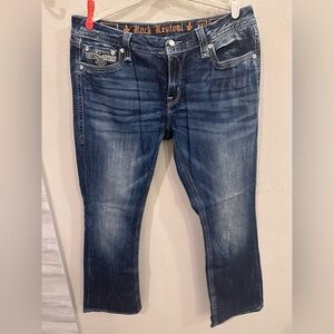 Rock Revival Boris Easy Boot Jean Sz 32